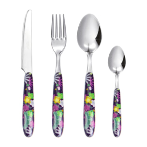 Service 24 couverts Excelsa – Kimono, Acier Multicolore