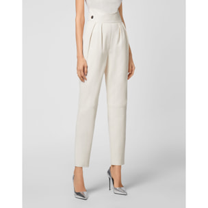 PHILIPP PLEIN Pantalones de cuero ICONIC PLEIN