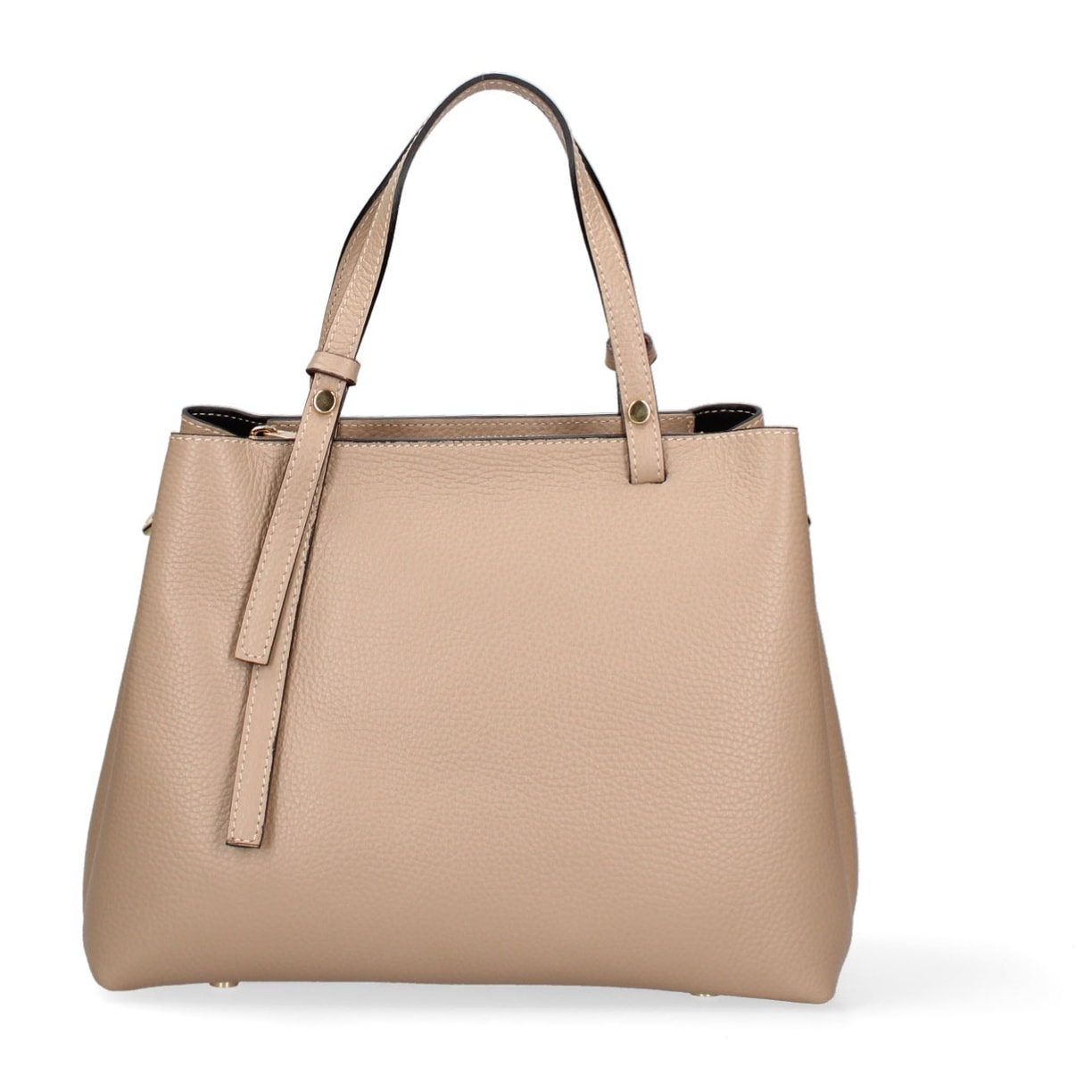 Borsa a mano da donna Made in Italy - Modello Novara Ultra - 100% pelle - 28.0 x 21.0 x 12.0 cm