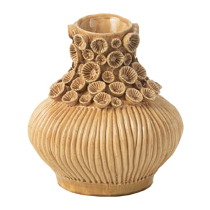 J-Line vase Gourde Corail - céramique - ocre - Ø 32 cm