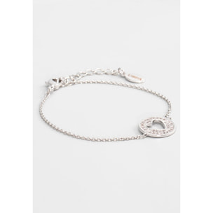 Bracciale U.S. Polo Assn. In metallo placcato rodio