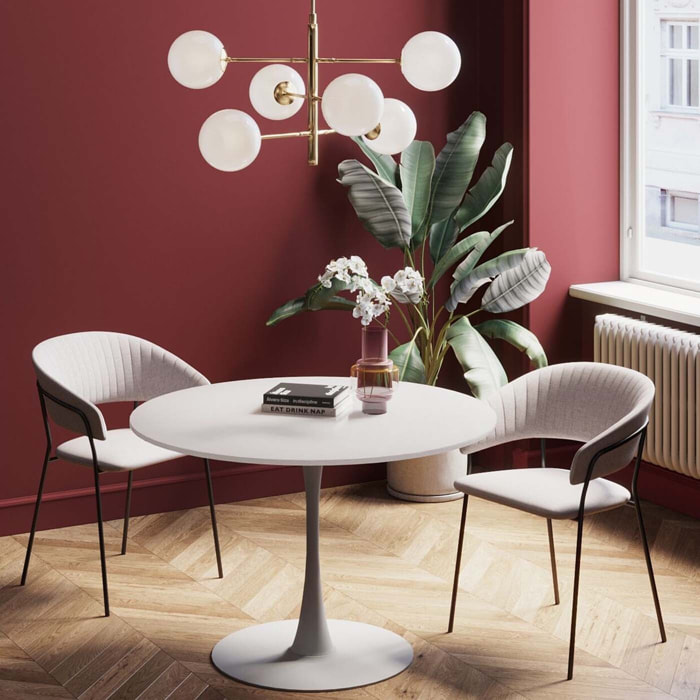 Table Schickeria blanche Kare Design