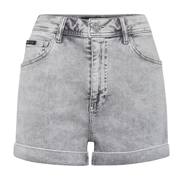 PHILIPP PLEIN Denim Shorts