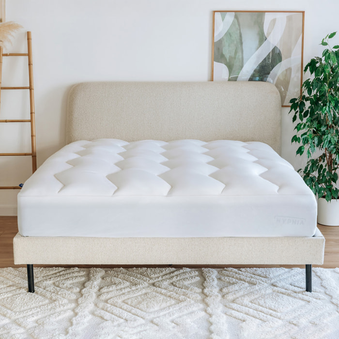 Surmatelas housse BZ satin de coton pour canapé convertible - Hypnia