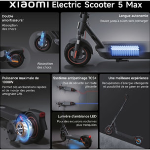 Trottinette électrique XIAOMI Electric Scooter 5 Max