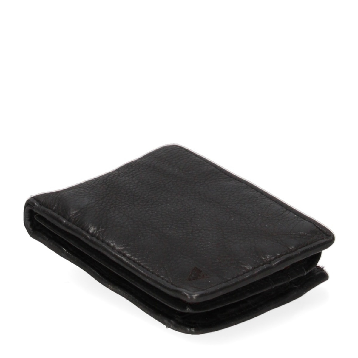 Portafoglio da uomo in vera pelle - Modello False - Casual - 12.0 x 9.0 x 2.0 cm