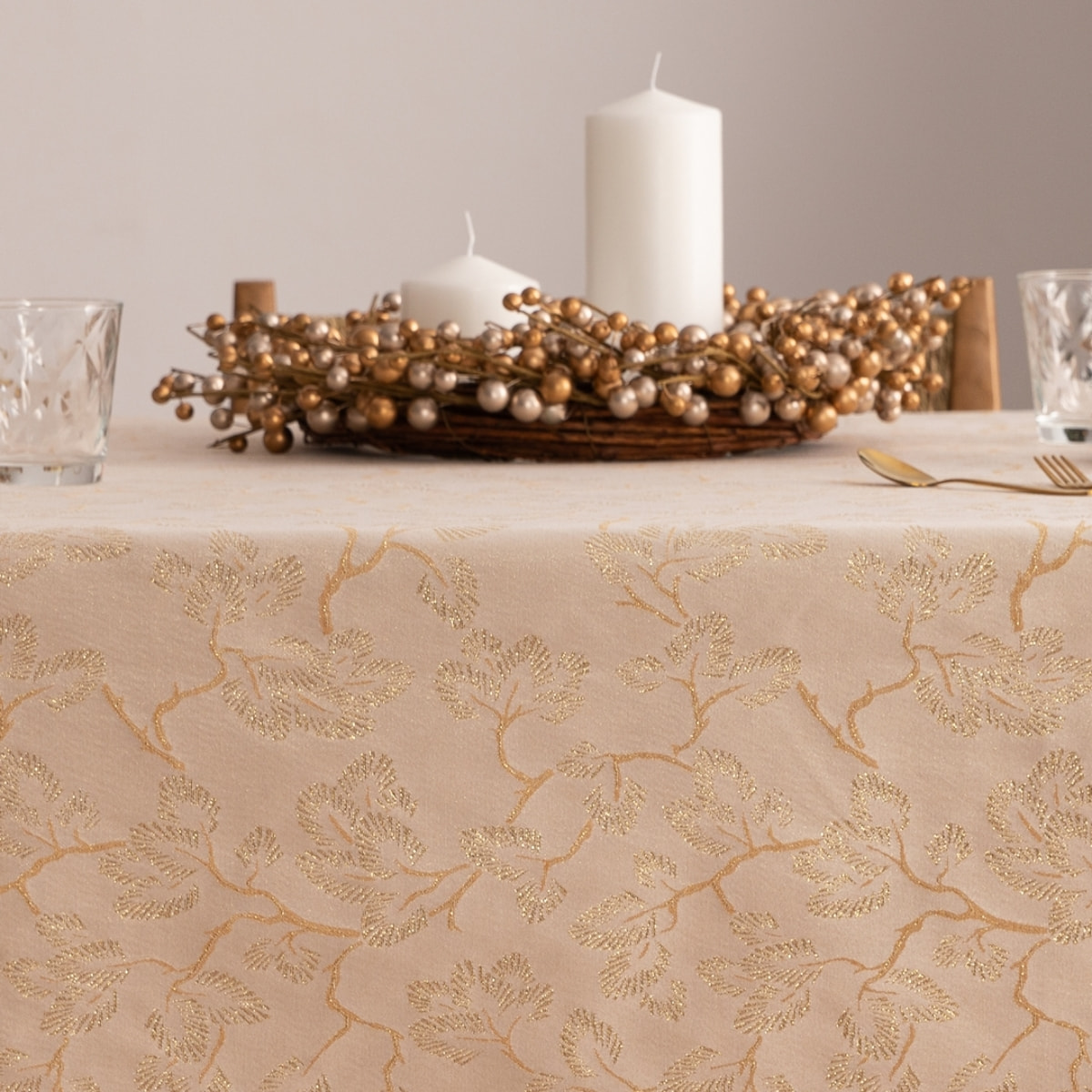 Mantel antimanchas BRANCHES GOLD