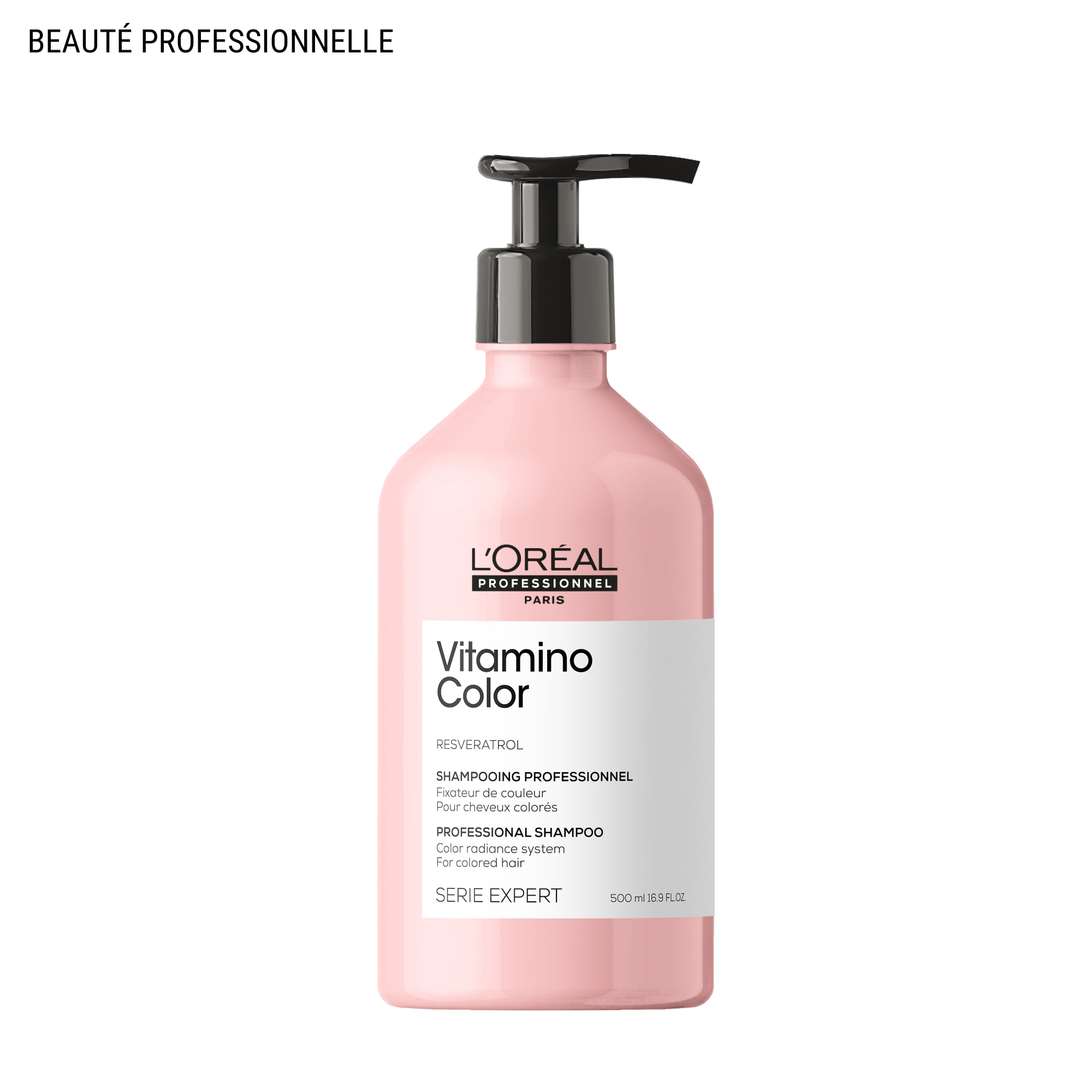 image-Shampoing Vitamino Color Cheveux Colorés & Méchés 500ml - Série Expert