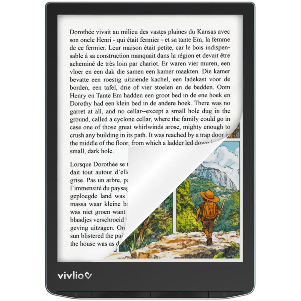 Liseuse eBook VIVLIO INKPAD COLOR 3 Bleu acier