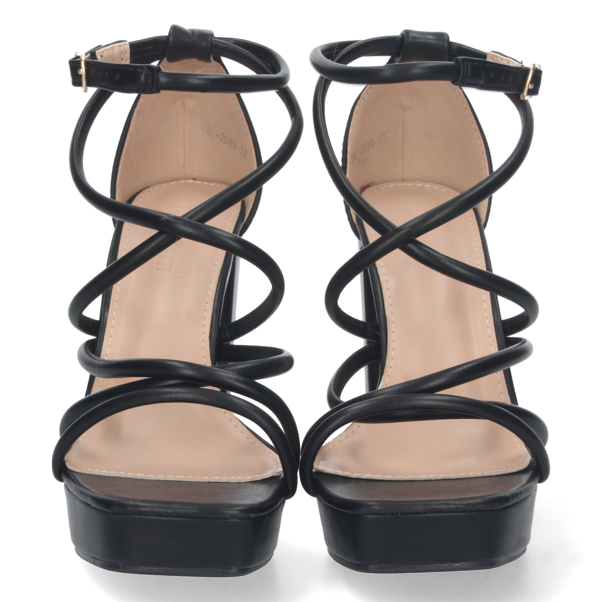 Sandalia de Tacon con Hebilla