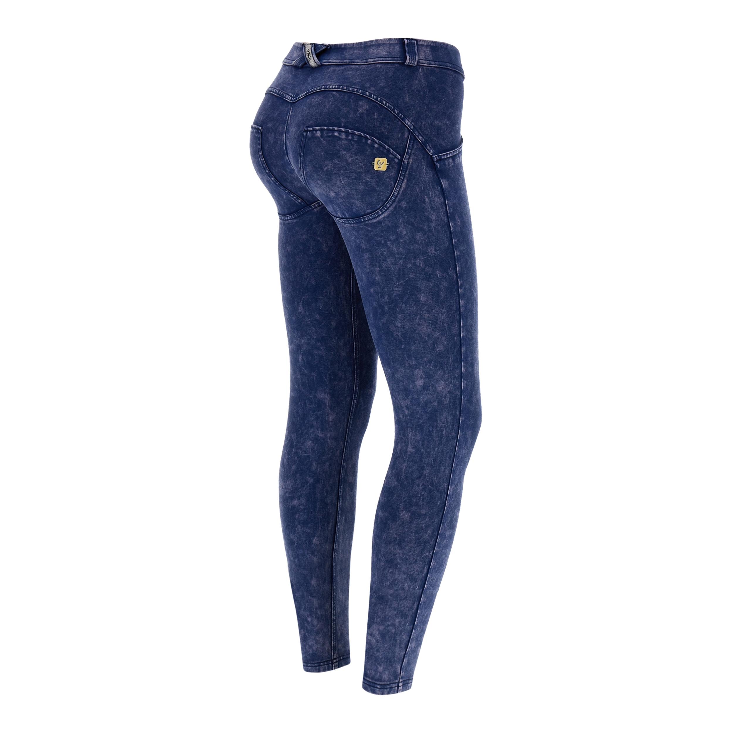 Pantaloni push up WR.UP® 7/8 superskinny effetto bleached