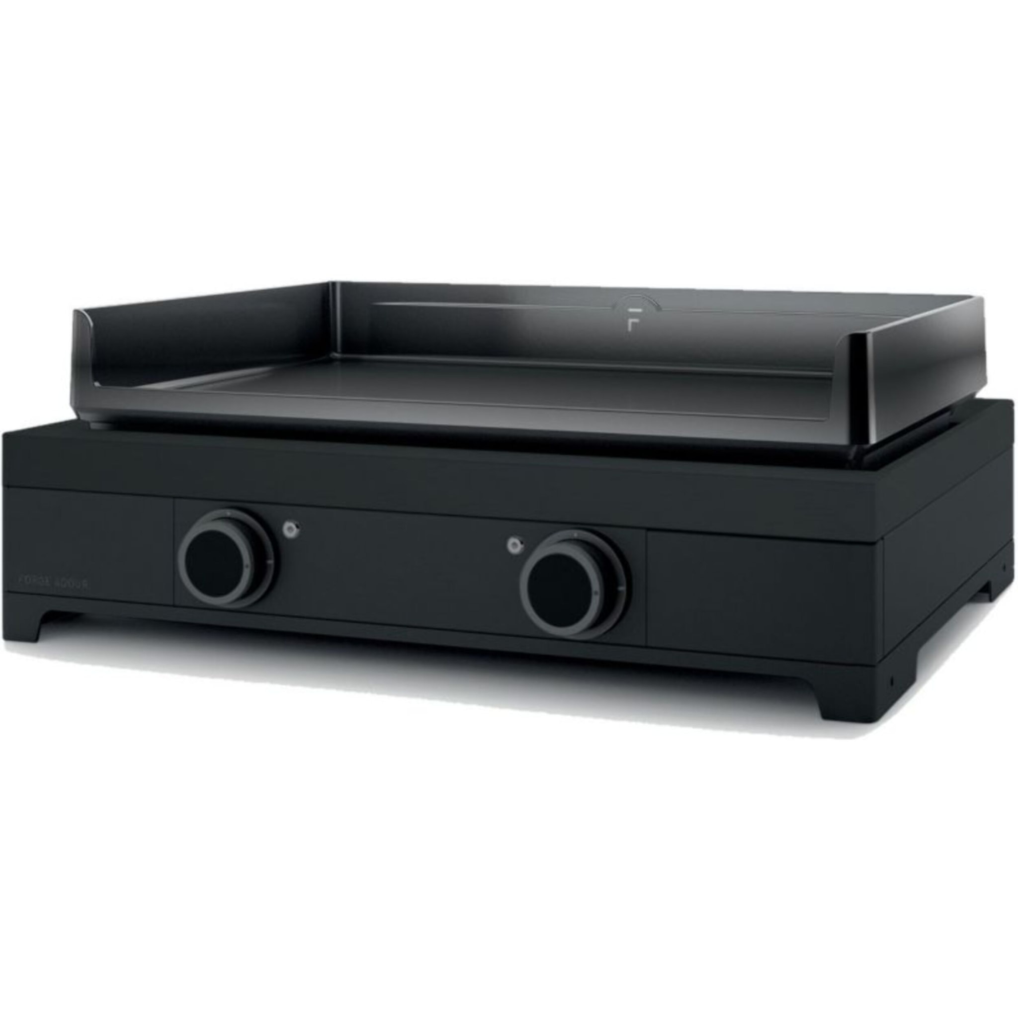 Plancha électrique FORGE ADOUR Modern E 60 A N noir 2 brûleurs à poser 65.5x39.5 cm