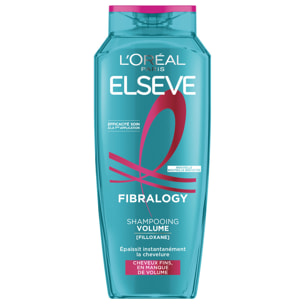 Lot de 12 - L'Oréal Paris Elseve Fibralogy Shampooing Volume 300ml