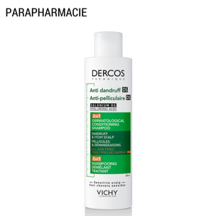 Dercos Technique - Shampooing démêlant anti-pelliculaire DS 2en1 200ml