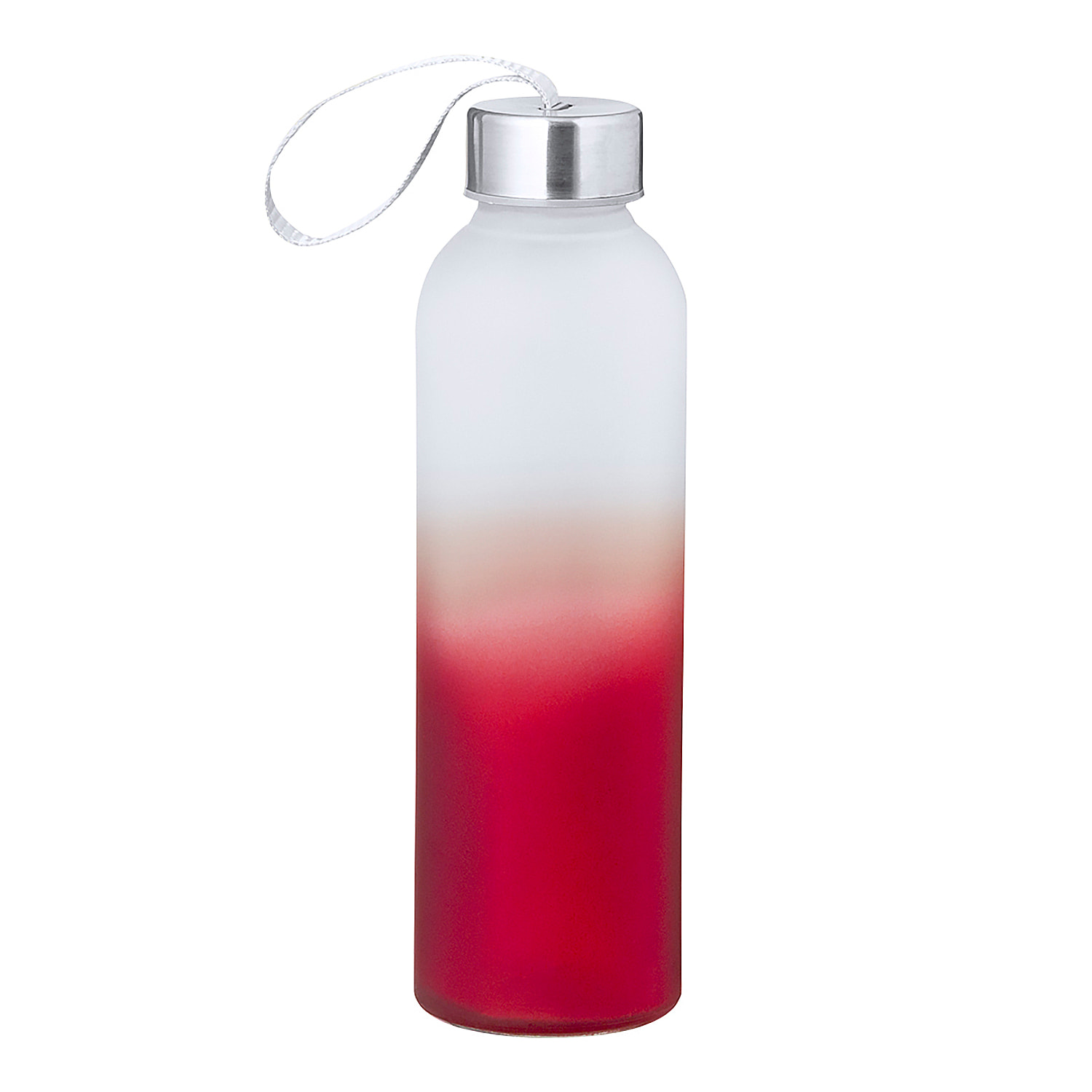 Bidón de cristal y acero inox con 500 ml de capacidad. Tapón de rosca con sellado perfecto y correa para fácil transporte.