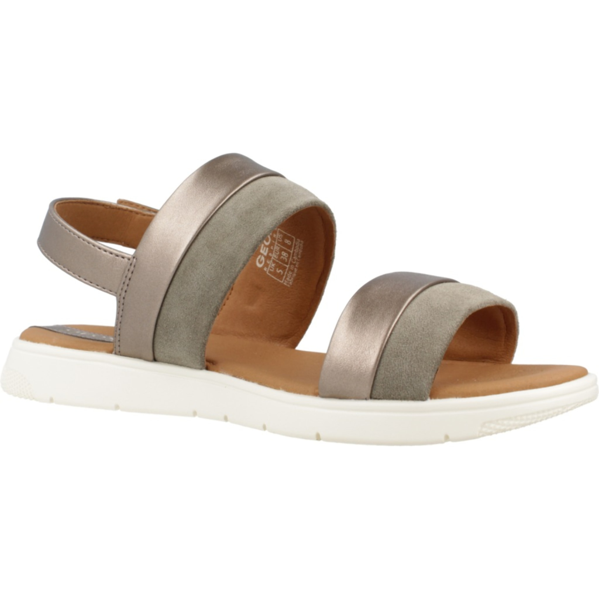 Sandalias Mujer de la marca GEOX  modelo D DANDRA Gray