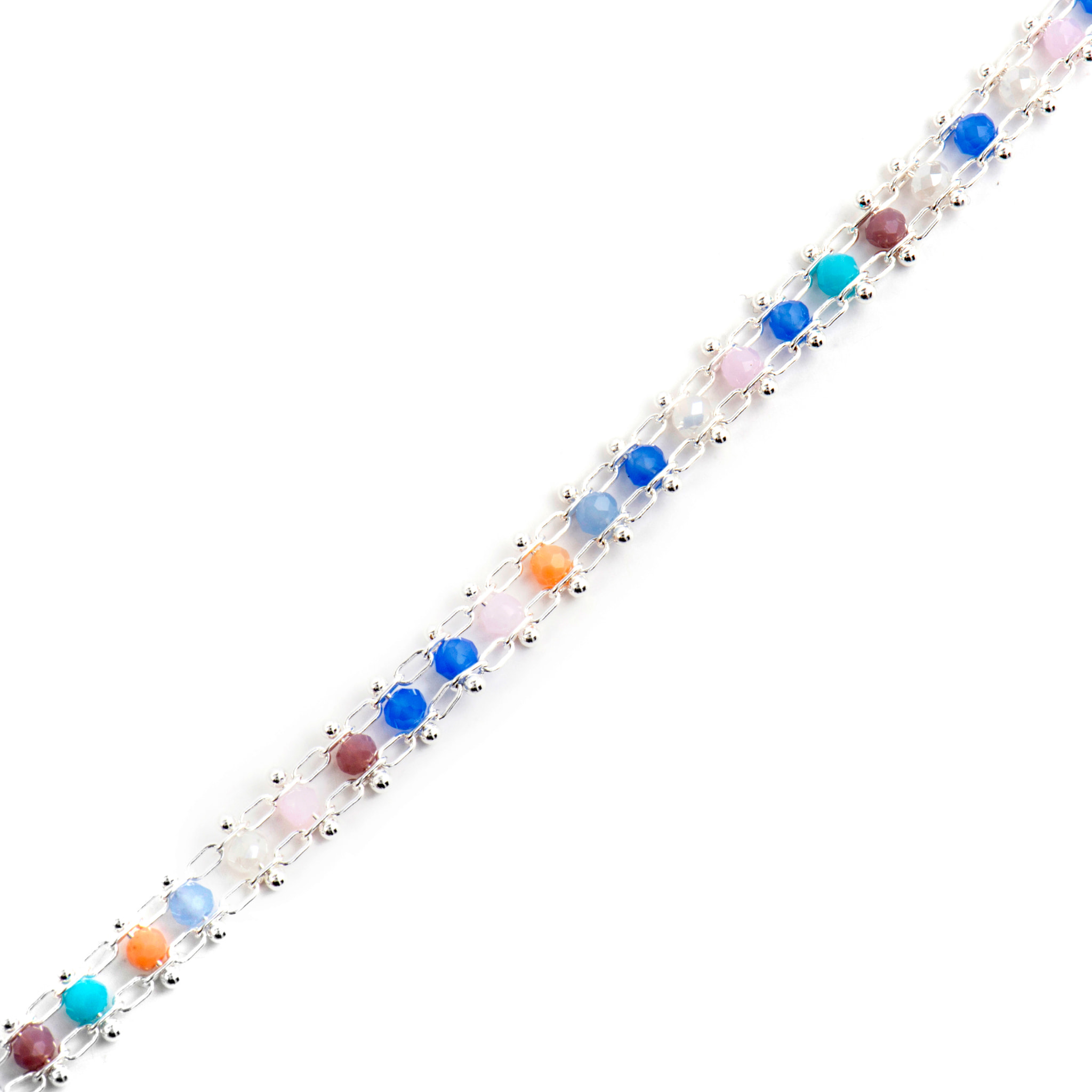 Pulsera Yub acabado rodio