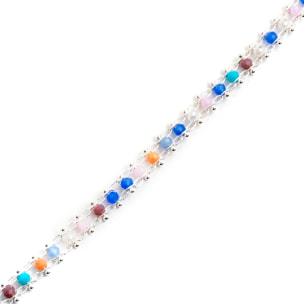 Pulsera Yub acabado rodio