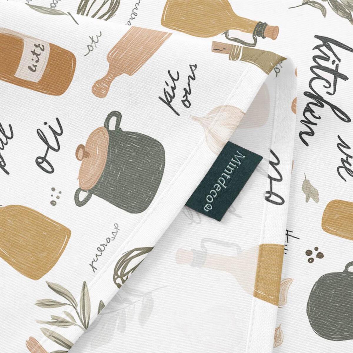 Nappe anti-taches KITCHEN OCRE - enduite
