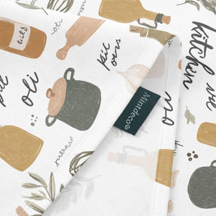 Nappe anti-taches KITCHEN OCRE - enduite