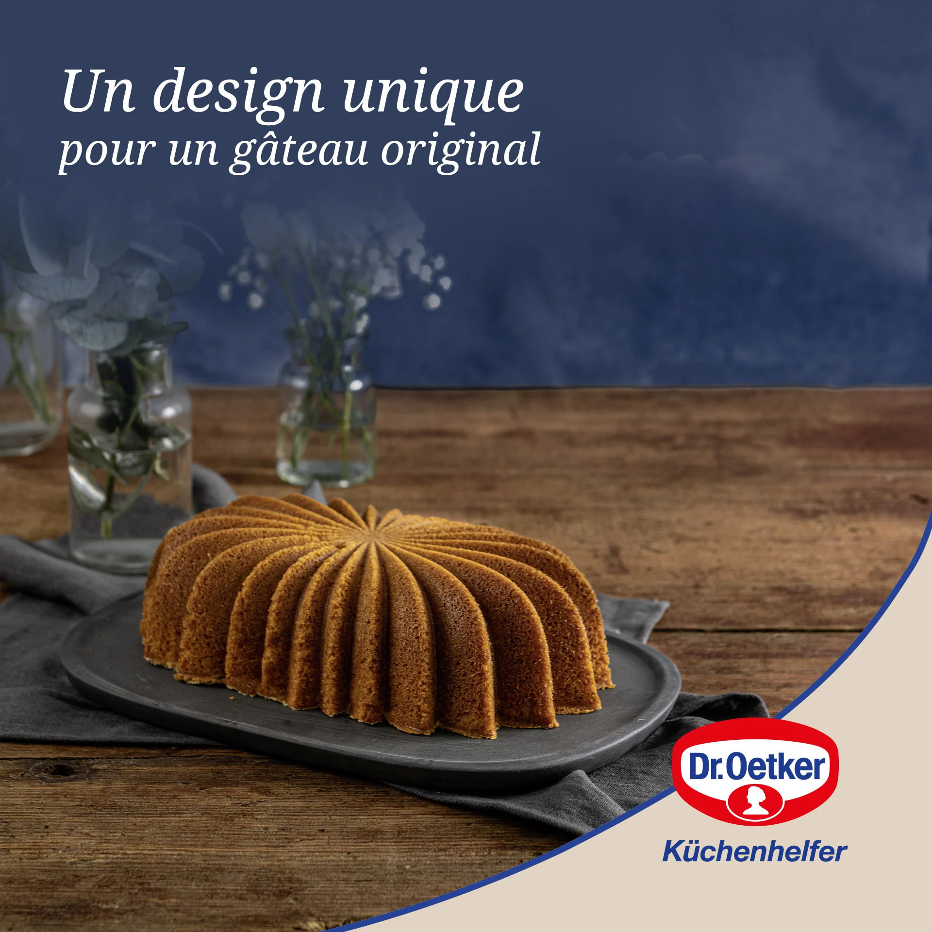 Moule à gâteaux ovale 27,5 x 16 cm Dr.Oetker Back-Kunst