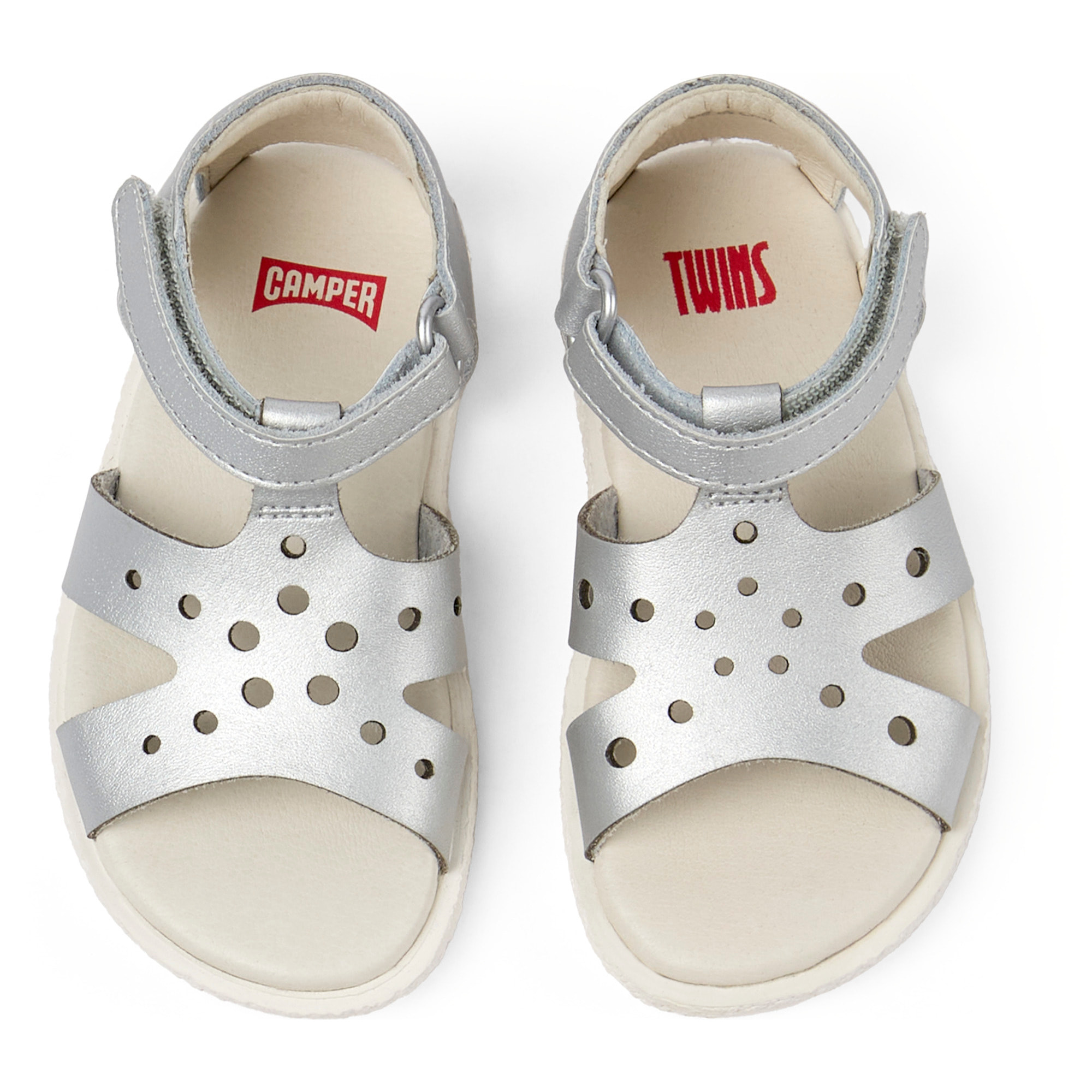 Sandalias - CAMPER Miko - Gris - Cuero liso