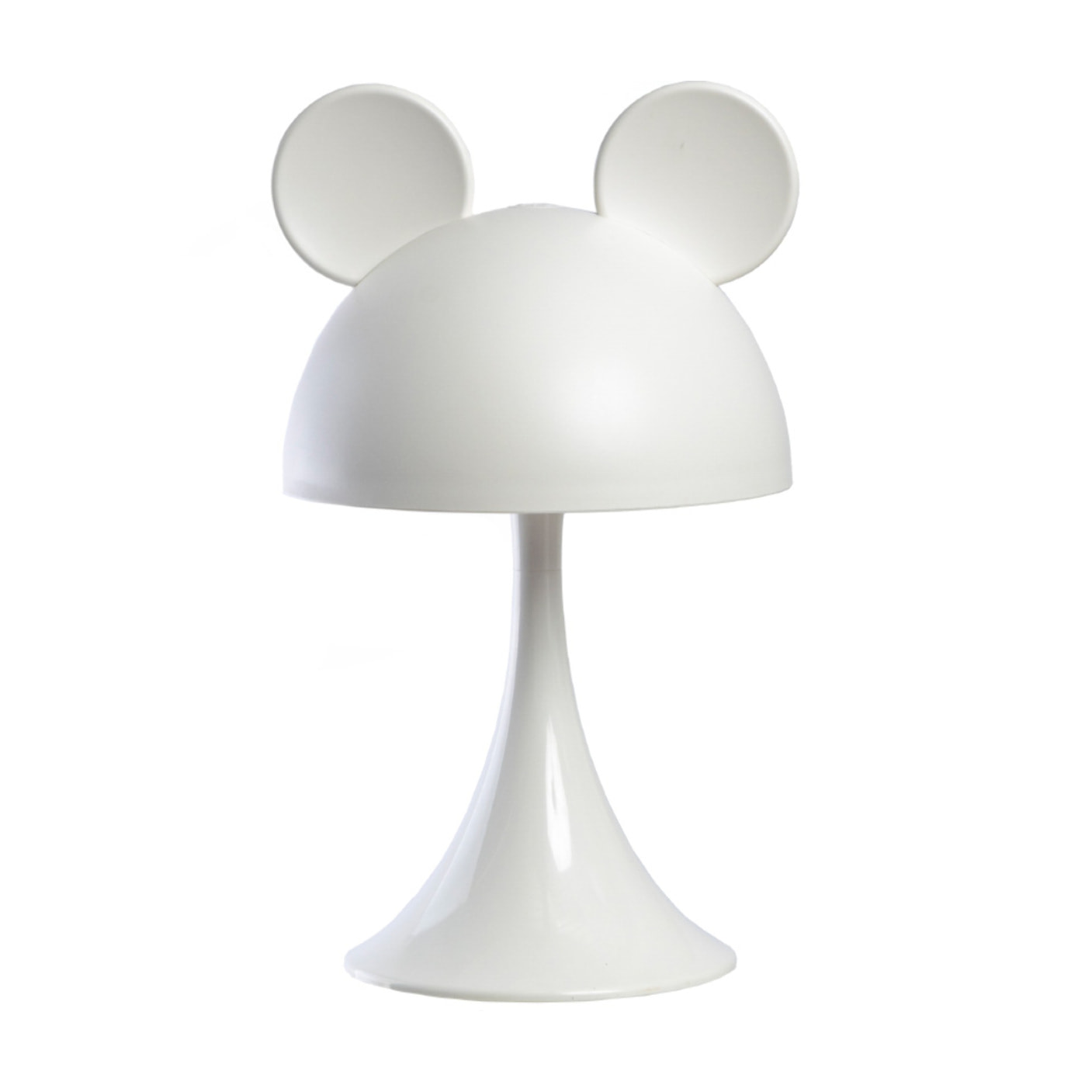Lampada Led Per Bambini Da Tavolo Comodino Ricaricabile Modello Simply Mouse Bianco