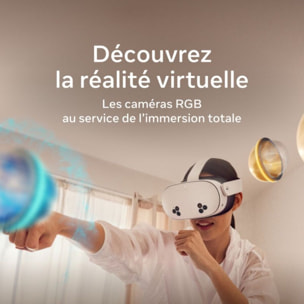 Casque de réalité virtuelle META Quest 3S 256 Go