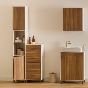 Colonne 2 portes Come en bois