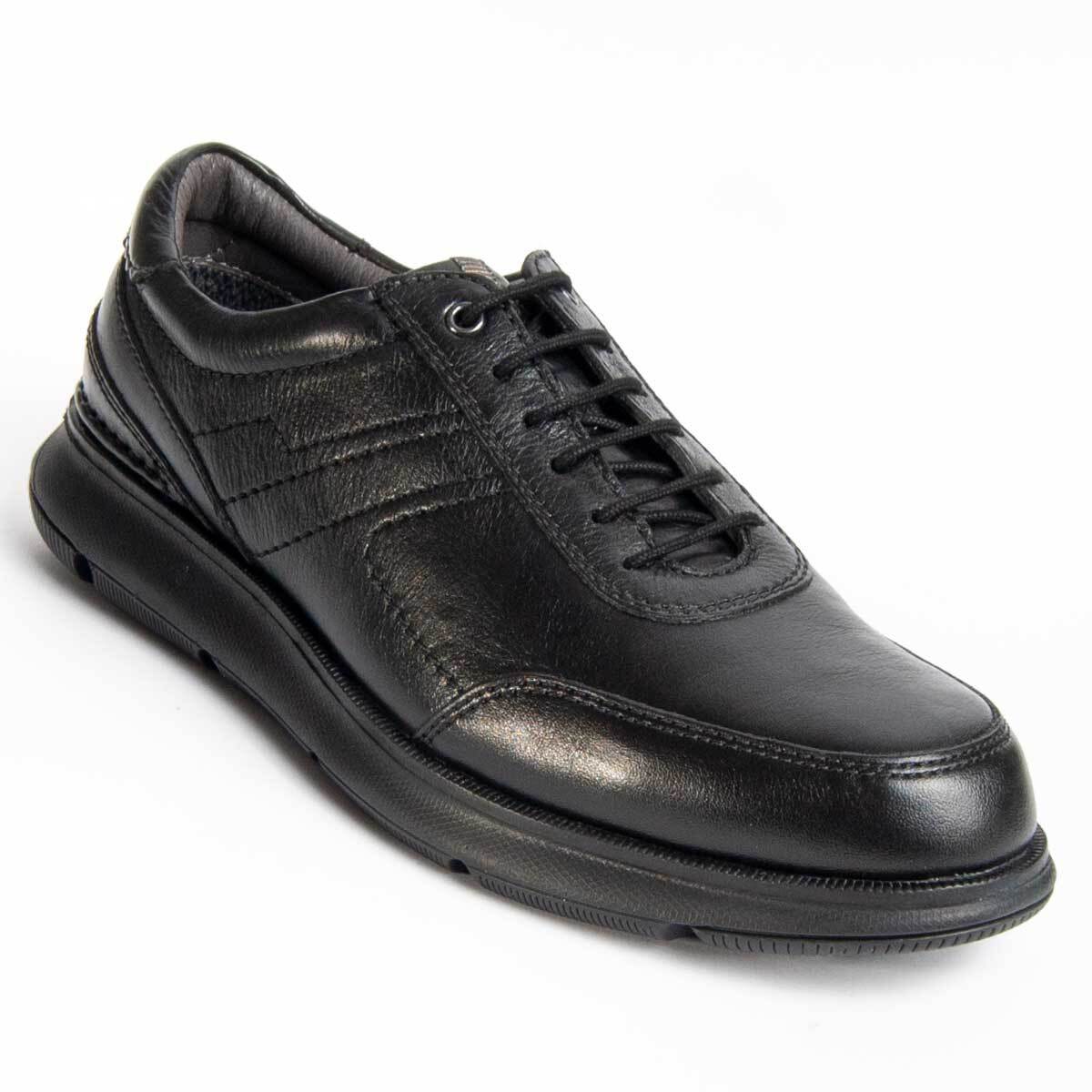 Zapato Oxford De Piel - Negro