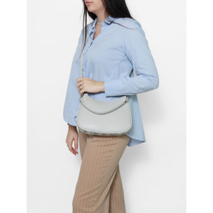 Borsa a spalla da donna - Modello False - 100% pelle ruga - 26.0 x 18.0 x 4.0 cm
