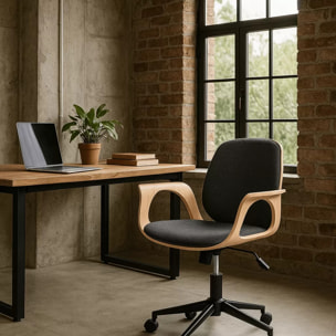 Chaise de bureau pivotante Patron peuplier Kare Design