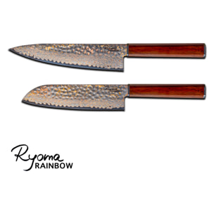 Set 2 couteaux de cuisine Ryoma Rainbow