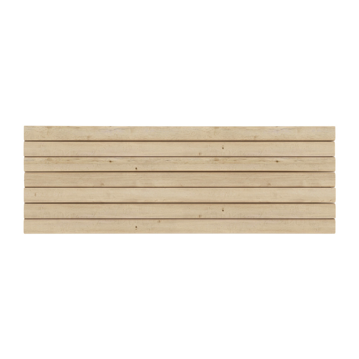 Banc de jardin en branche de teck 2 places - Makam