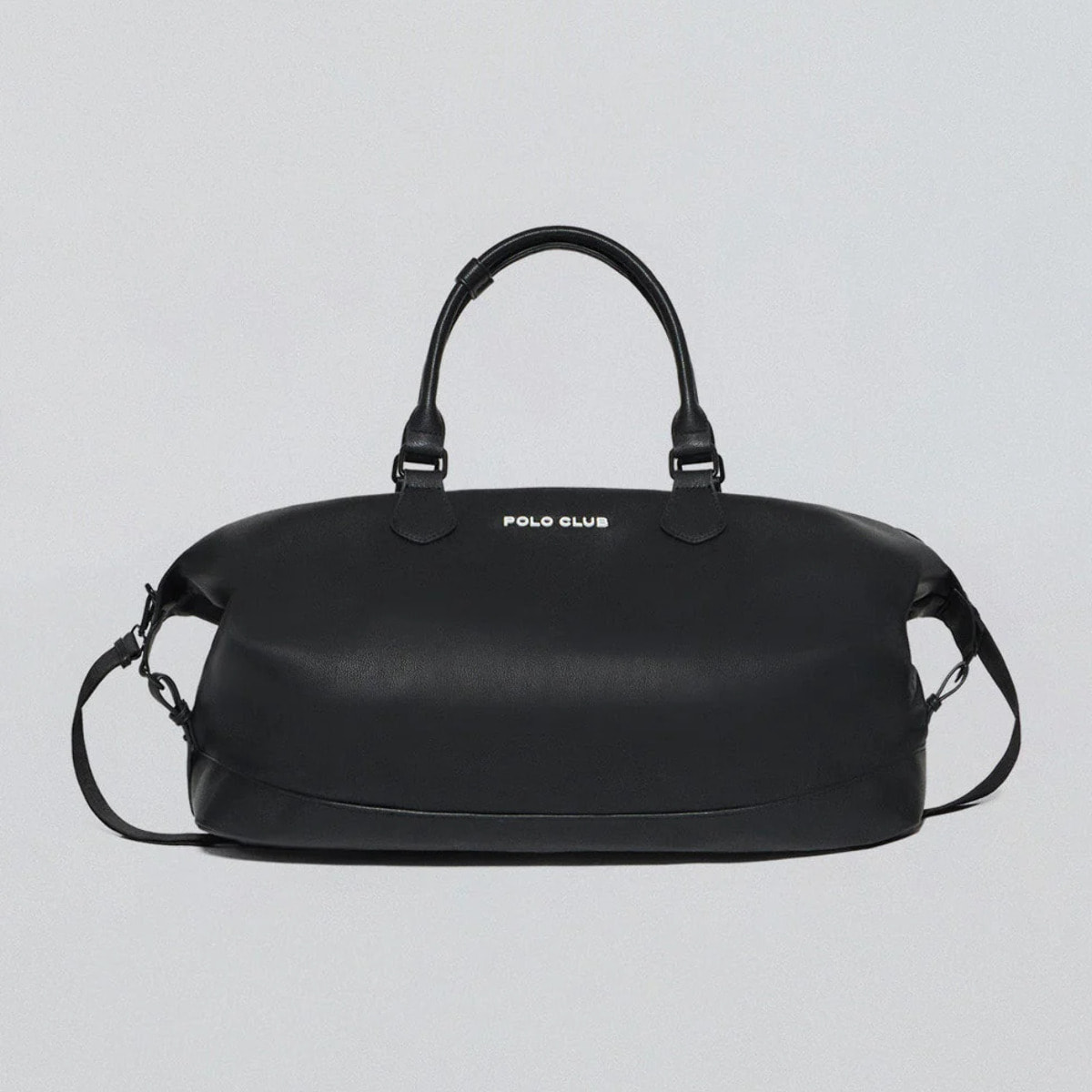 Bolsa negra Kent con cremallera y detalles Polo Club