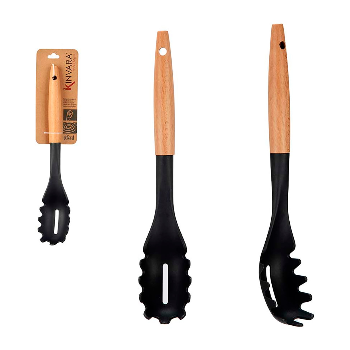 UTENSILIO PASTA COCINA MANGO MADERA