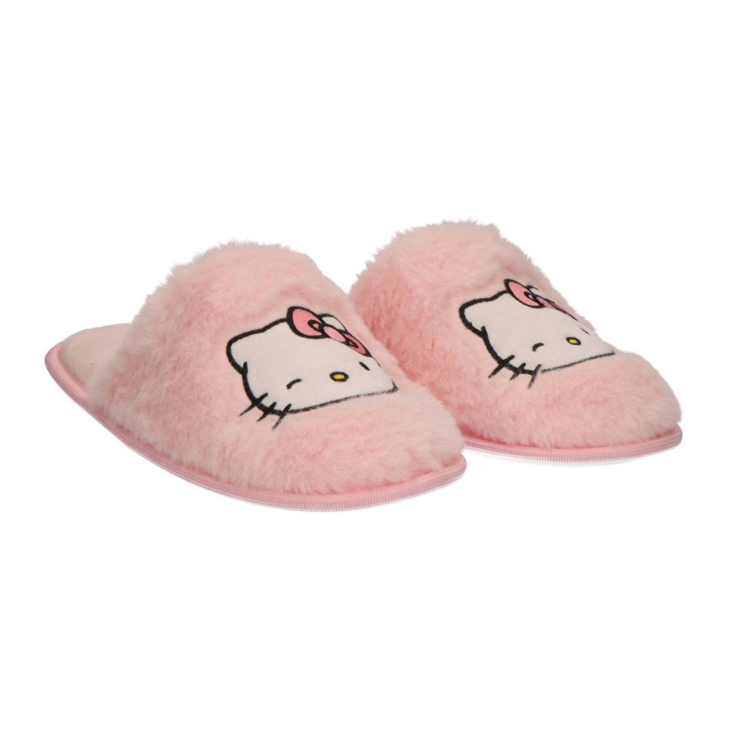 Pantuflas infantiles de estar por casa "Hello Kitty"