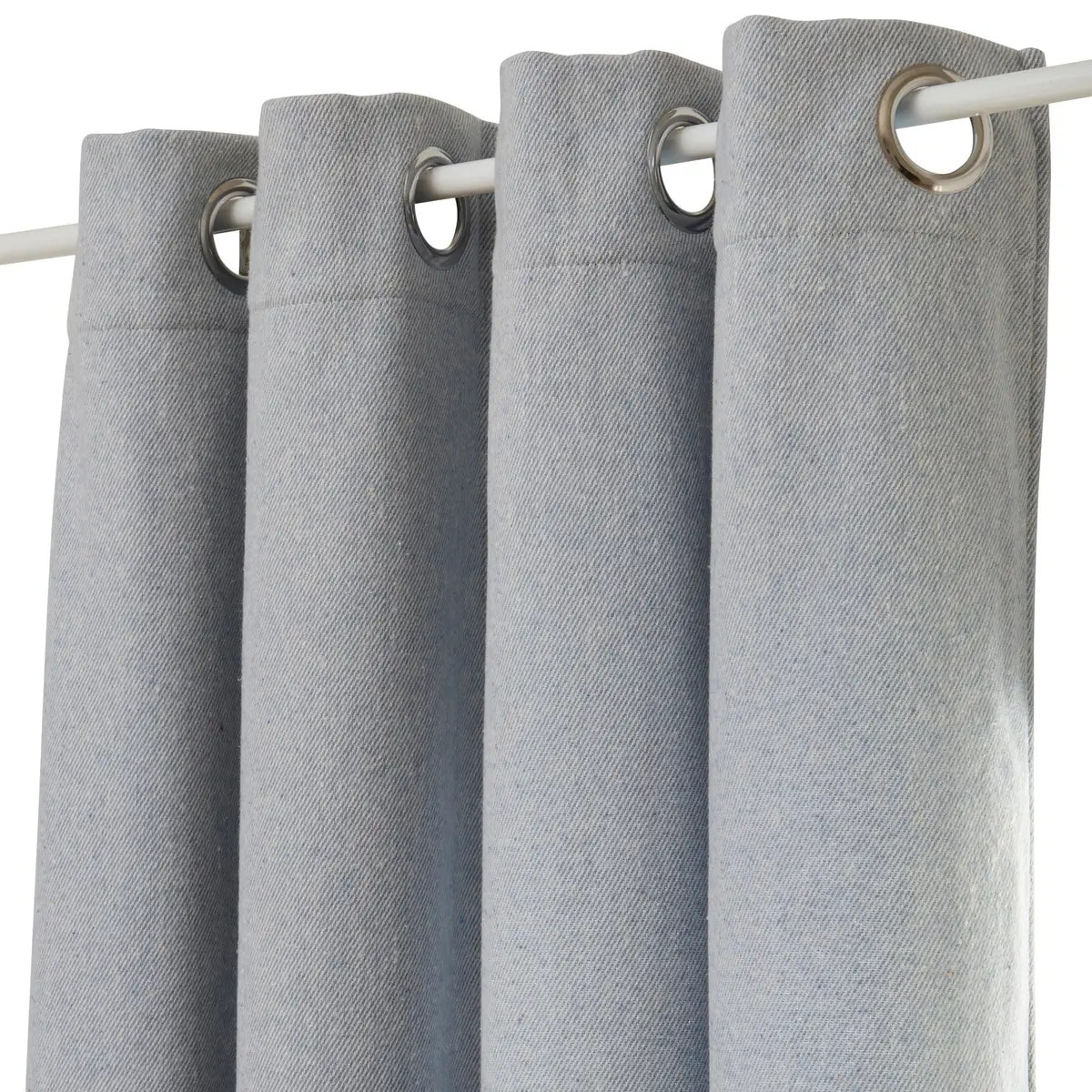 Rideau isolant Kys bleu minéral 140x260cm