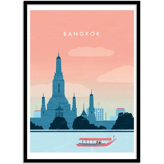 Affiche - Bangkok - Katinka Reinke