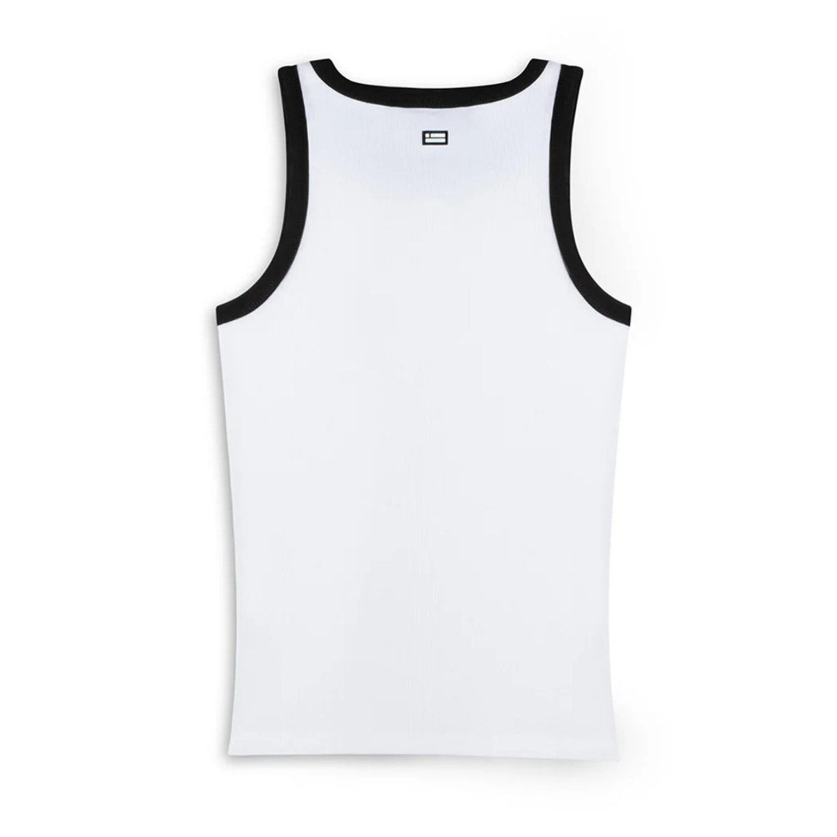 Camiseta de Tirantes Rib Tank Blanco / Negro D.Franklin