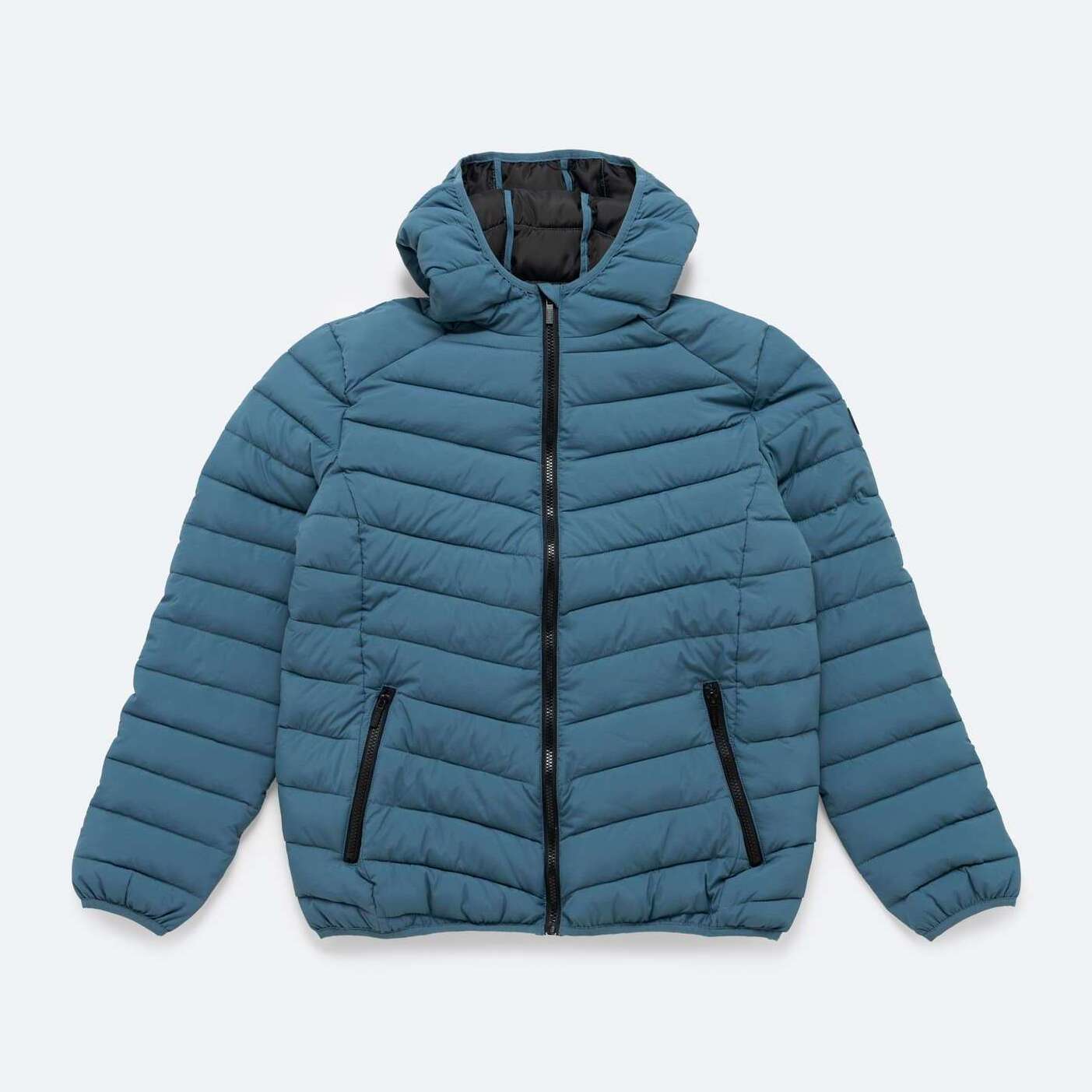 Chaqueta MUNICH hombre Padding de nylon-poliéster azul