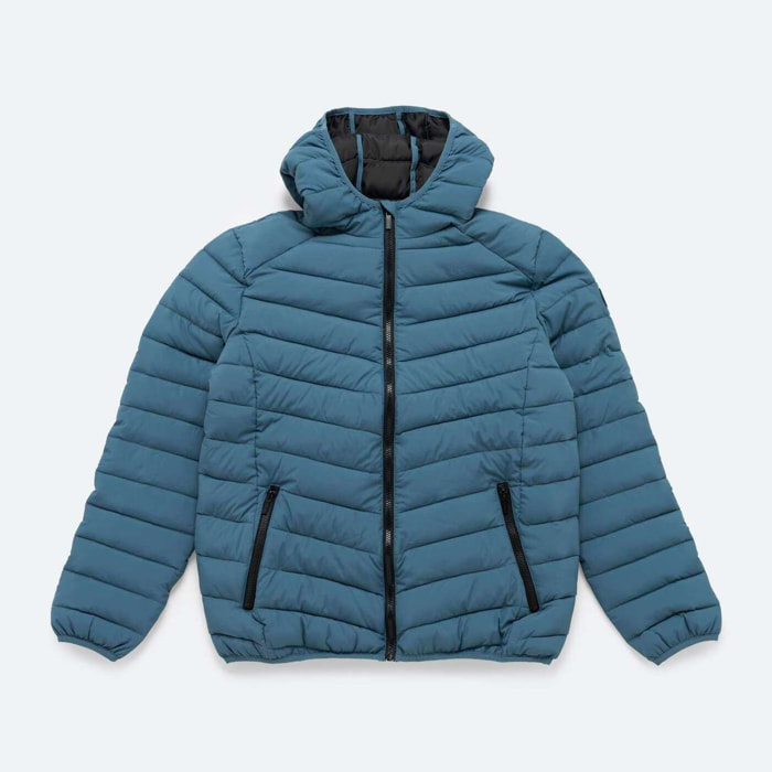 Chaqueta MUNICH hombre Padding de nylon-poliéster azul