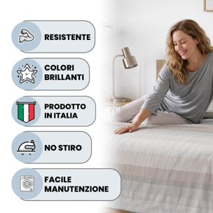 COMPLETO LETTO INFINITY - 100% Microfibra