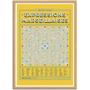 Affiche - Expressions Marseillaises - Frog Posters