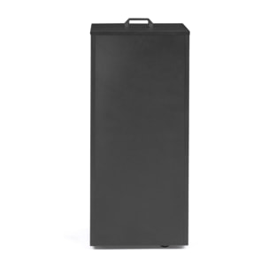 Réservoir à granules et pellets noir à motifs 45kg