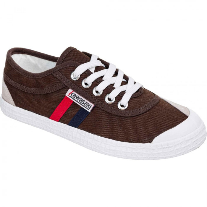 Zapatillas Sneaker Unisex - KAWASAKI Retro Canvas Shoe K192496-ES 5045 Chocolate Brown