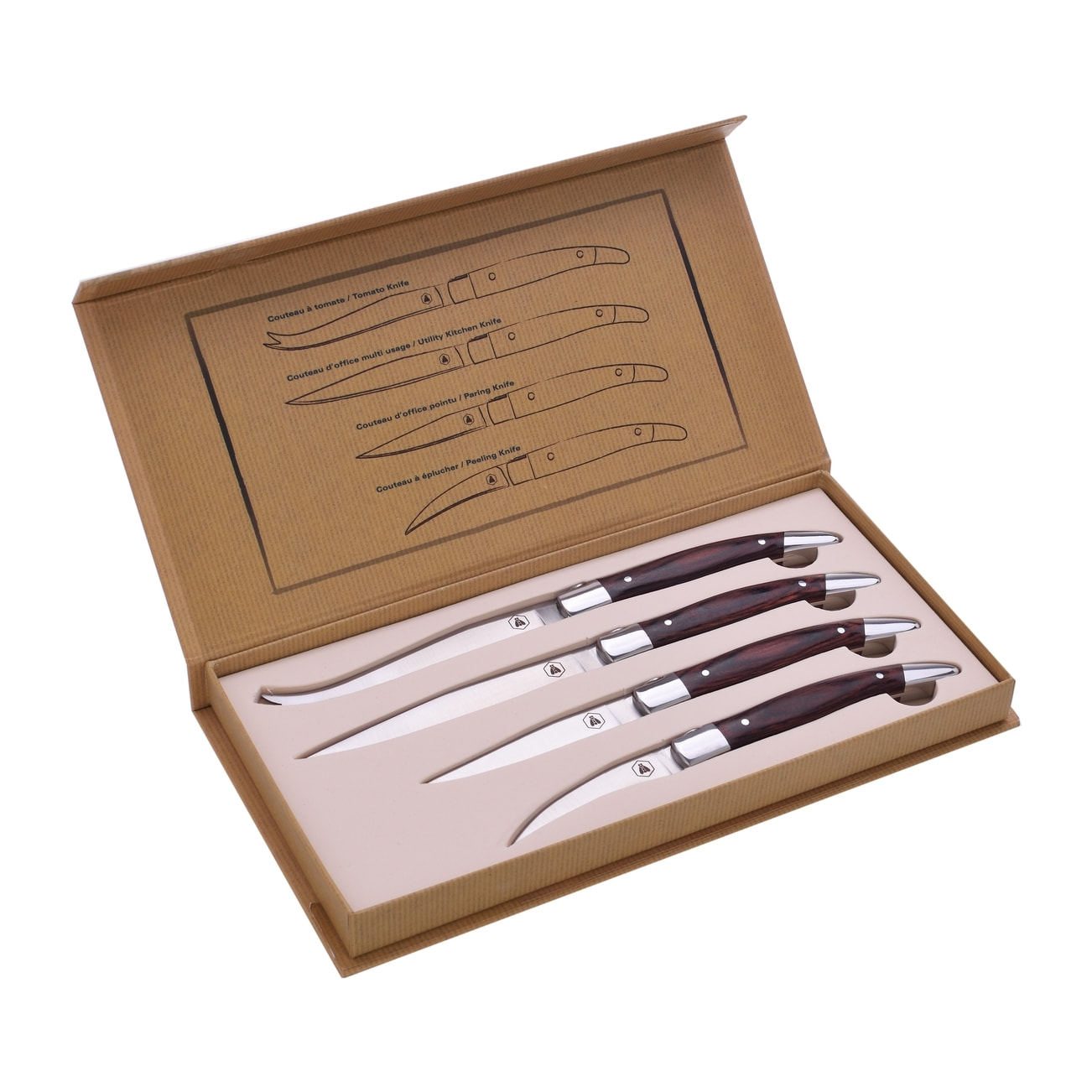 Set De 4 Couteaux à Viande Laguiole Noirs - Couteaux à Steak - Neuf Dans Emballage