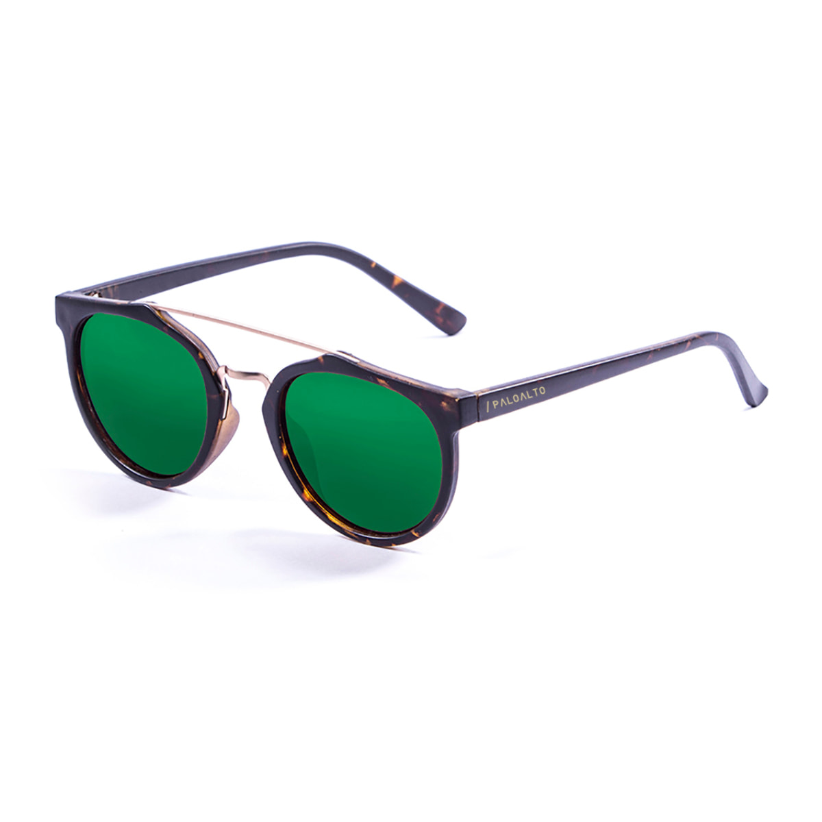 Gafas de sol PALO ALTO RICHMOND - Frosted demi marrón / Revo verde