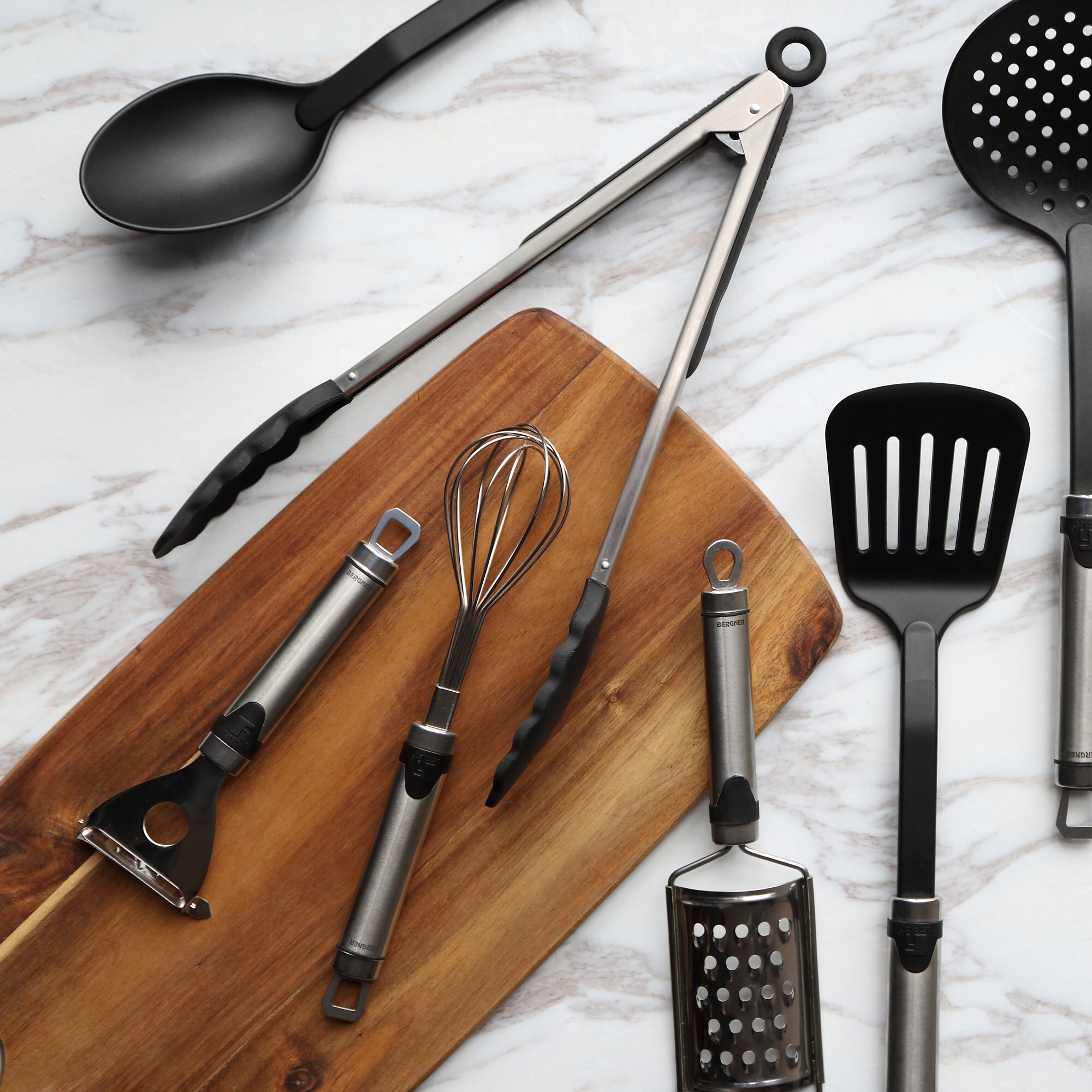 PINZAS COCINA 30.5CM 
ACERO INOXIDABLE+SIL