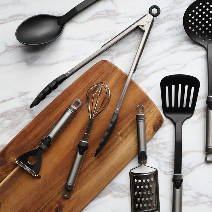 PINZAS COCINA 30.5CM 
ACERO INOXIDABLE+SIL